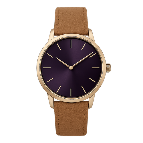 Aubergine Classic Watch - Hezorian Watches