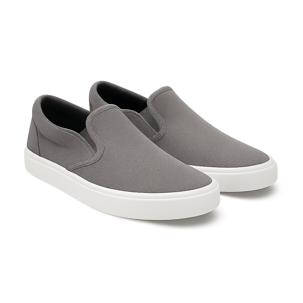 Canvas Slip-On Sneakers - Hezorian Shoes