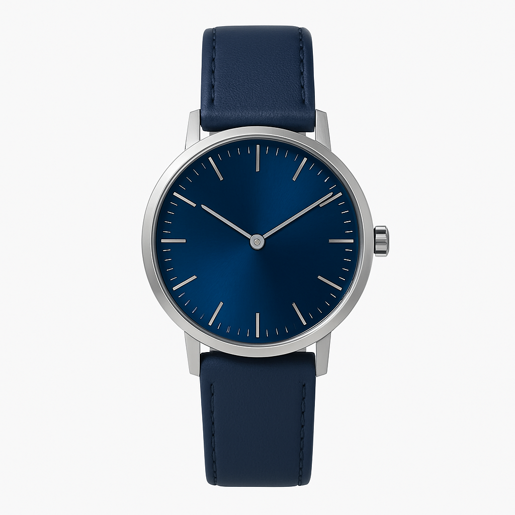 Cerulean Minimalist Watch - Hezorian Watches
