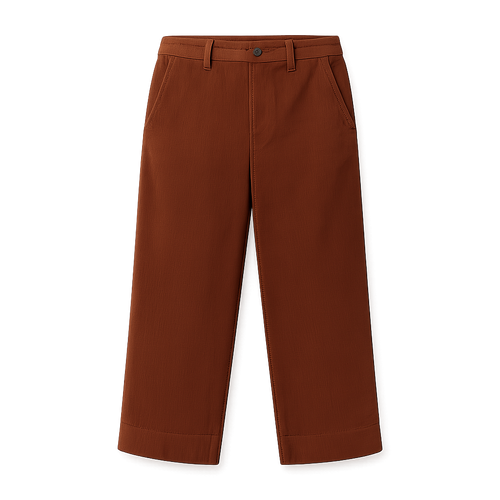 Corduroy Cropped Pants - Hezorian Pants