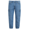 Denim Cargo Trousers - Hezorian Pants