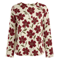 Silk Floral Blouse - Hezorian Shirts