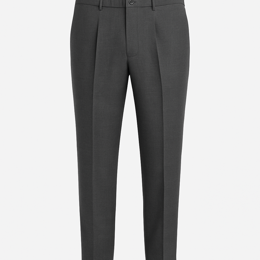 Wool Tapered Trousers - Hezorian Pants
